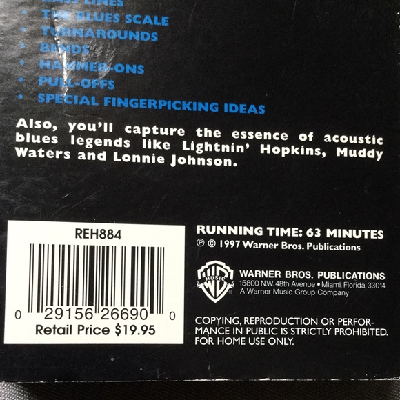 BNIB Ralph Paul’s Secrets to Playing Great Guitar VHS - Rock and Blues - Picture 10 of 12